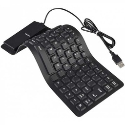 USB مرن AZERTY + لوحة مفاتيح AR