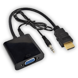 HDMI M 转 VGA F + 音频转接线