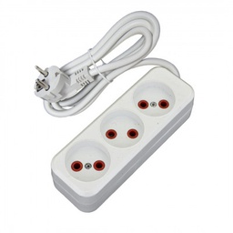  MULTI-OUTLET 3 SOCKETS 1.5m WITHOUT BMS SWITCH