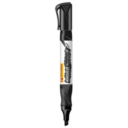 [4991] REFILLABLE WHITEBOARD MARKER PEN CHISEL HEAD BLACK TECHNO