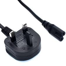 ORIGINAL MAINS CABLE ENGLISH PLUG WITH SAMSUNG FUSE