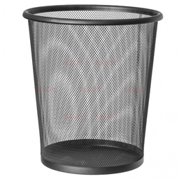 [3515]  ROUND METAL PAPER BIN 18/24xH27cm VERSAL