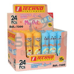 [7200] COLLE STICK 15g TECHNO MY PET