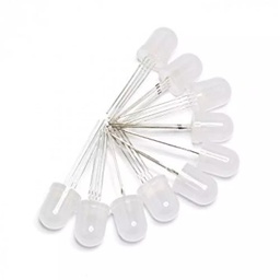 [SAT002269] مصباح LED RGB مقاس 10 مم، 4 دبابيس، كاثود مشترك فائق السطوع