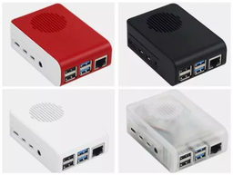 علبة RASPBERRY PI 4 مع حامل مروحة