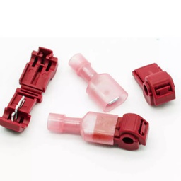 [SAT004425] QUICK WATERPROOF ELECTRICAL CONNECTOR RED