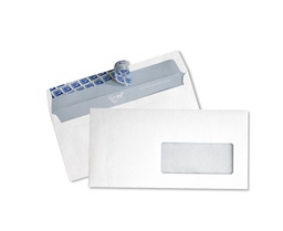 [15251]  ENVELOPE F15/DL FARAS 11X22CM 80 G +WHITE +ADH +FEN BULK