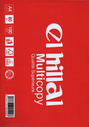 RAM OF A4 80G PAPER EL-HILLAL [100]