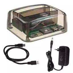 [S8] SATA/IDE 硬盘 2.5/3.5 TF/SD 卡 OTB 磁盘读卡器底座通过 USB 3.0 连接，带变压器 MOTBSID
