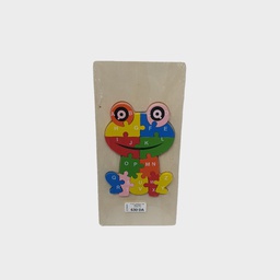 [10854-74] ANIMALS AND MACHINES WOODEN PUZZLE